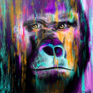 Gorilla in Danger - Full Color