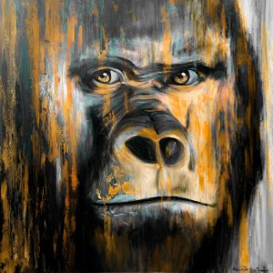 Gorilla in Danger - Orange