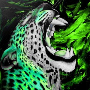 Jaguar in Danger - Green